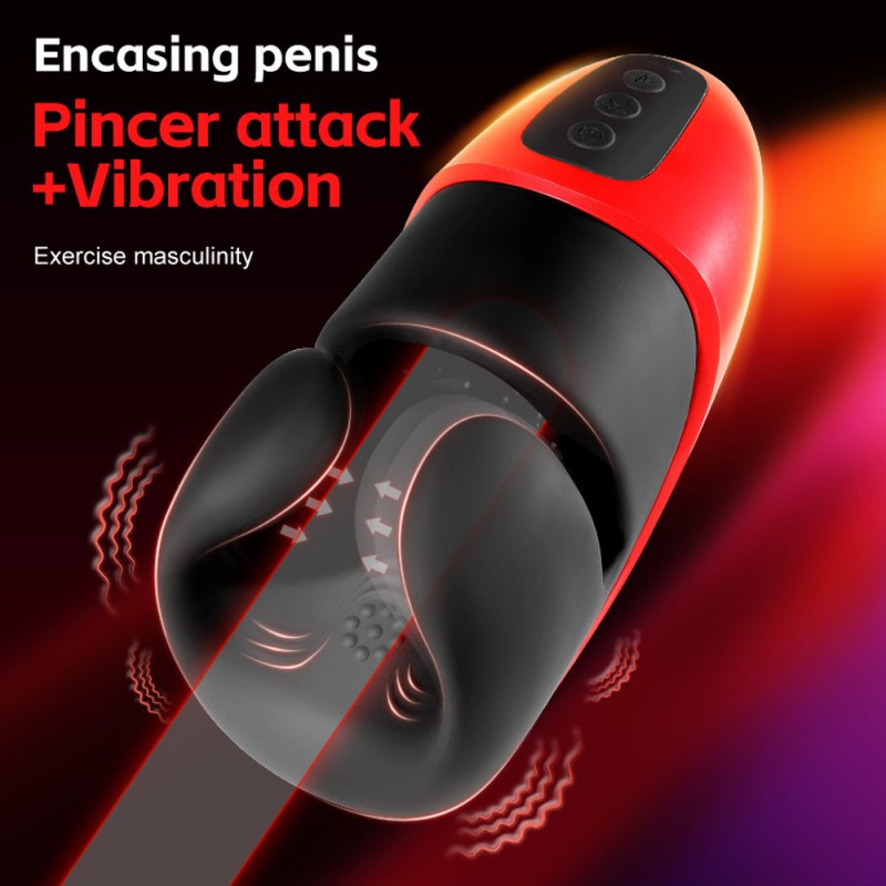 Vibrating Penis Stroker Glans Massager