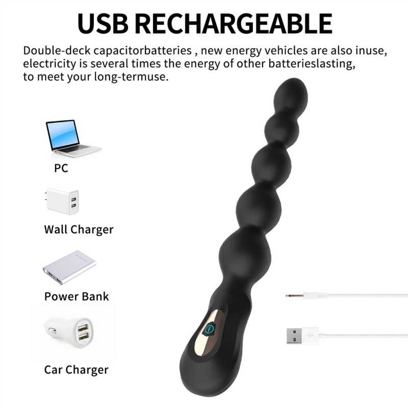 Anal Beads Vibrator Anal Butt Plug Adult Sex Toy