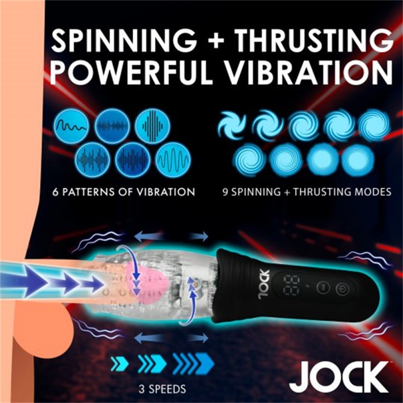 Spinning Thrusting and Vibrating Automatic Masturbator