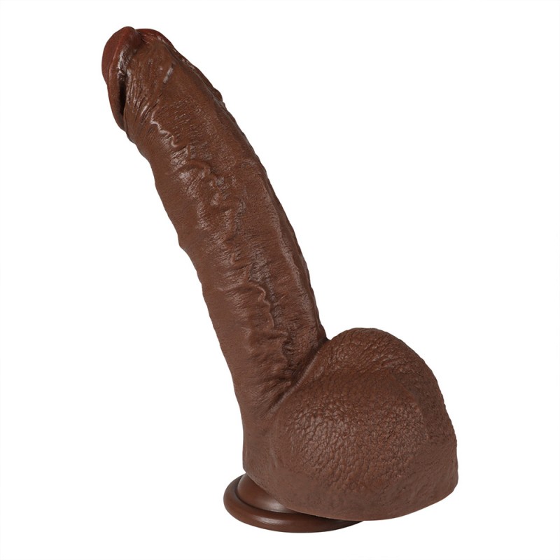 11 Inch Realistic Cliff Dildo with Suction Cup & Balls2