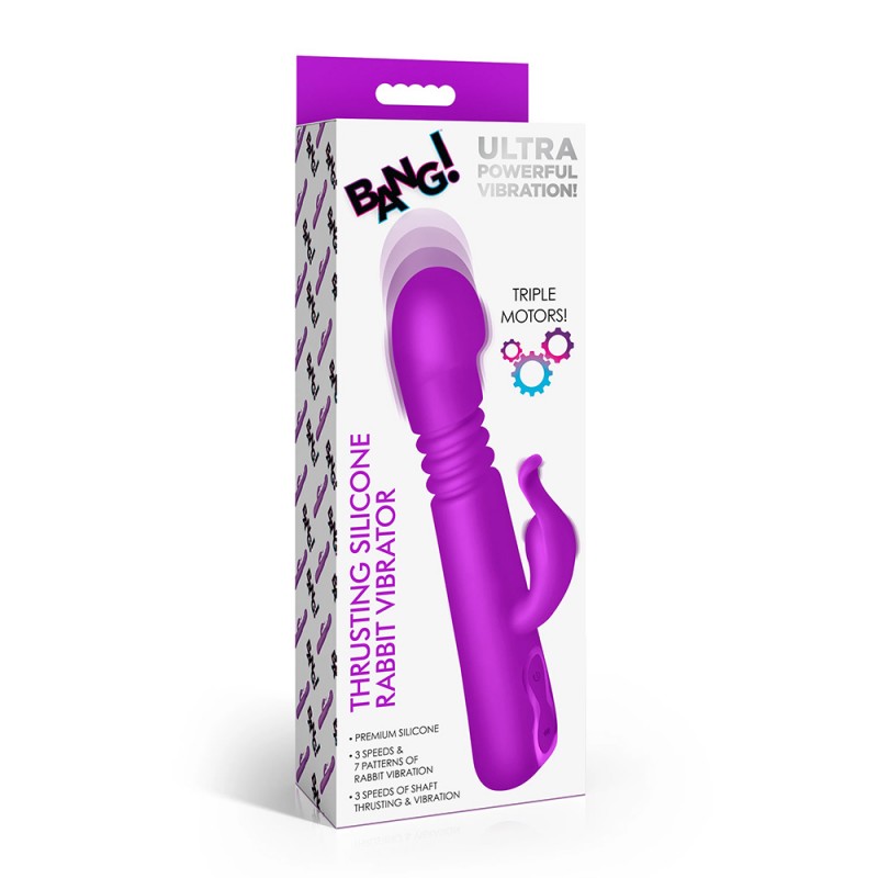 Bang! Thrusting Dildo Rabbit G-Spot Vibrator5