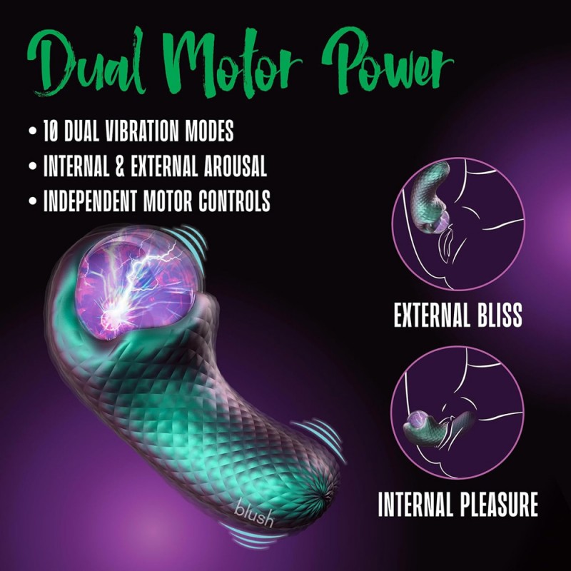 Temptasia Enchanted Pulse Vibrator With Mystical Plasma Globe