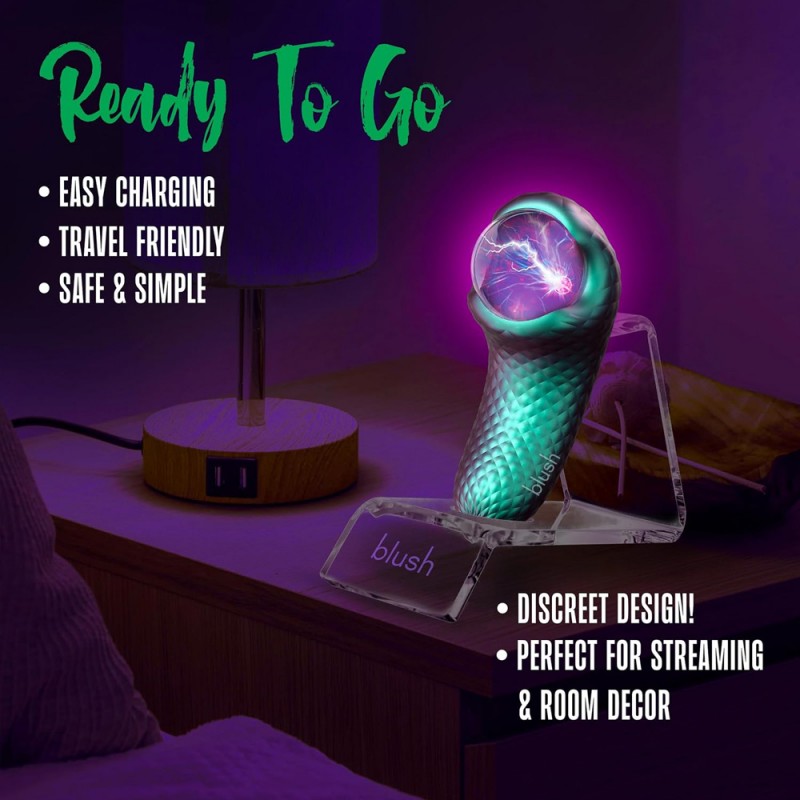 Temptasia Enchanted Pulse Vibrator With Mystical Plasma Globe