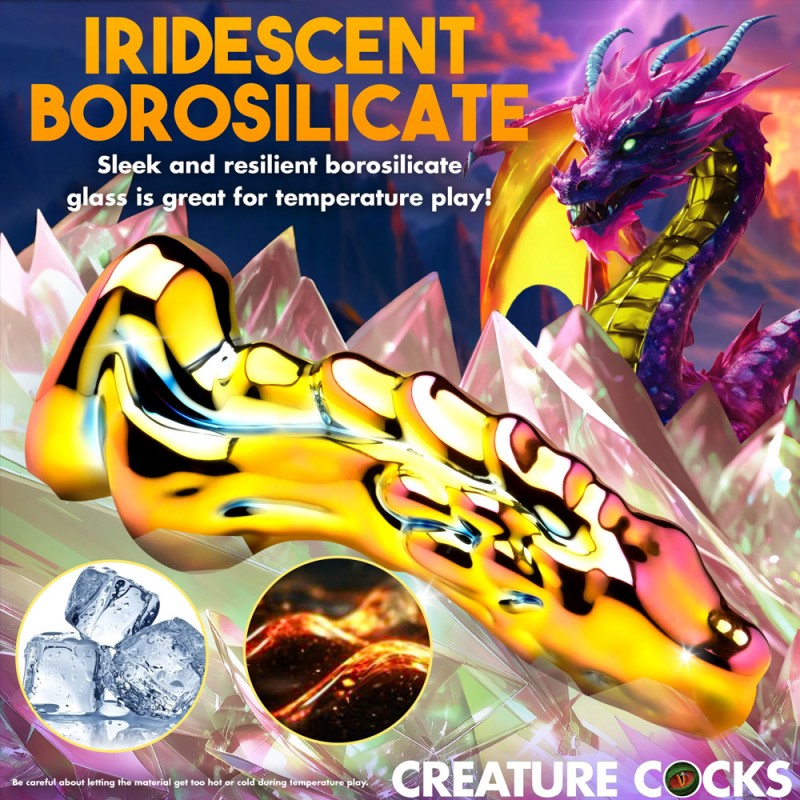 Creature Cocks Dragon Glass Fantasy Dildo3