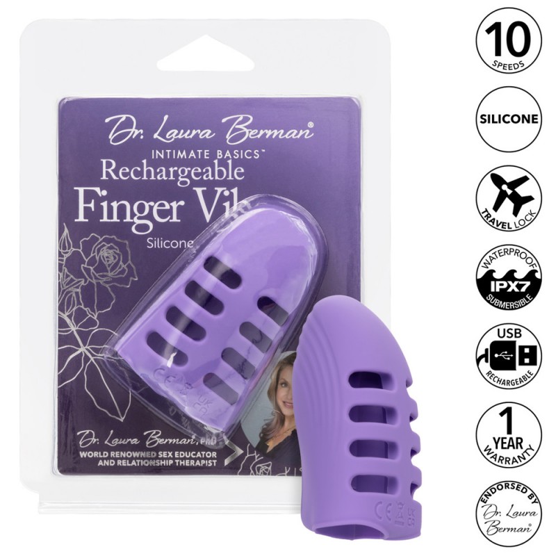 Dr. Laura Berman Silicone Finger Vibrator4