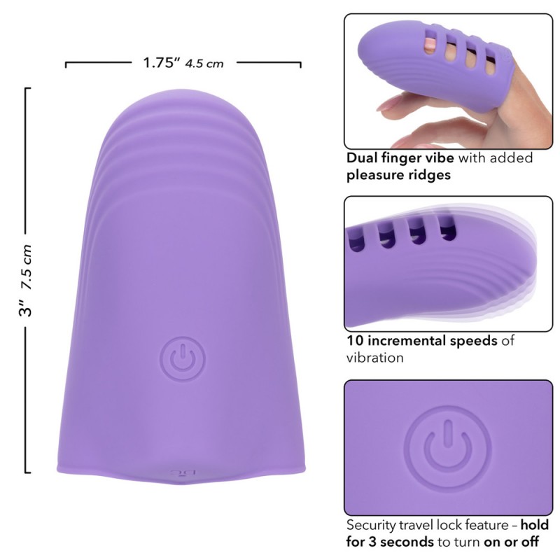 Dr. Laura Berman Silicone Finger Vibrator3