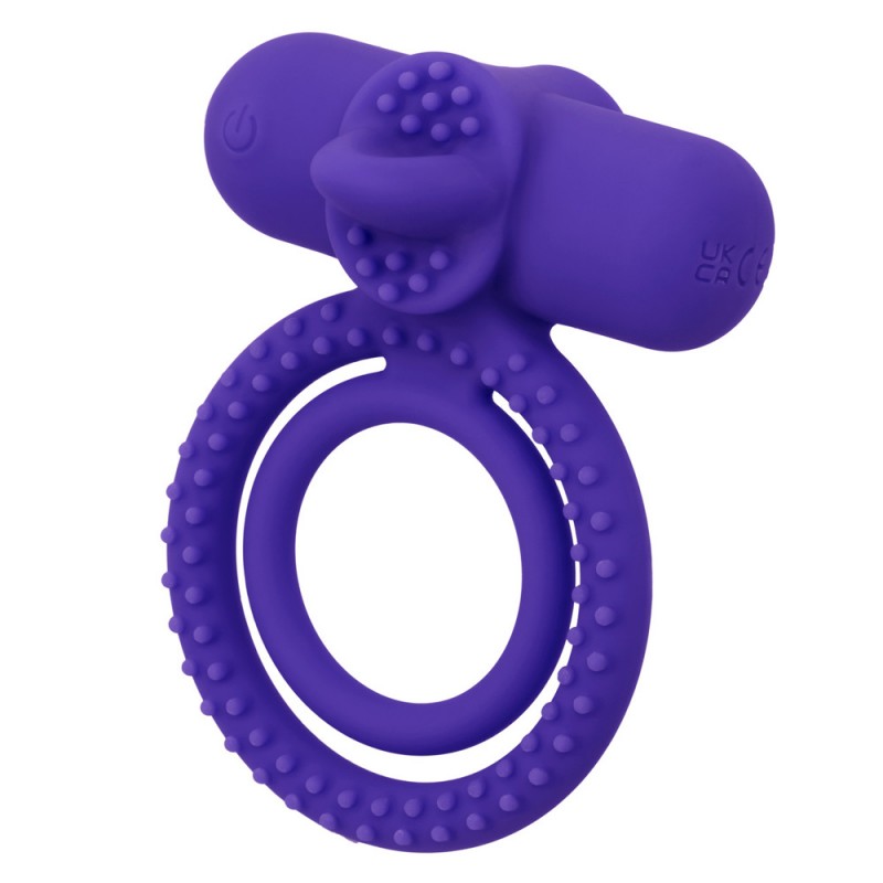 CalExotics Couple's Enhancer Dual Climaxer Penis Ring