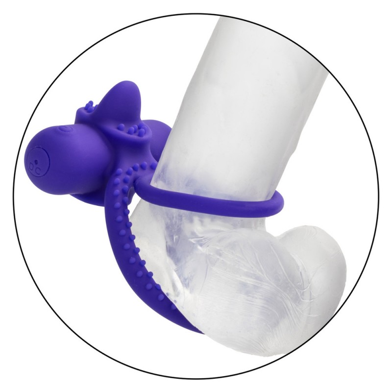 CalExotics Couple's Enhancer Dual Climaxer Penis Ring