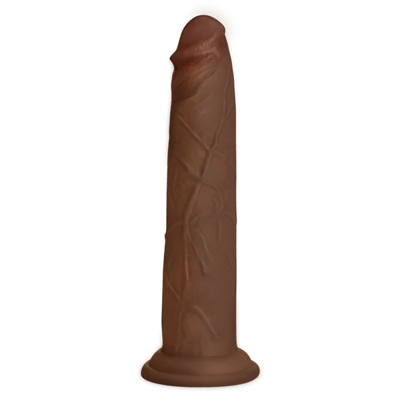 9.5 in Real Skin Silicone Dildo For Woman