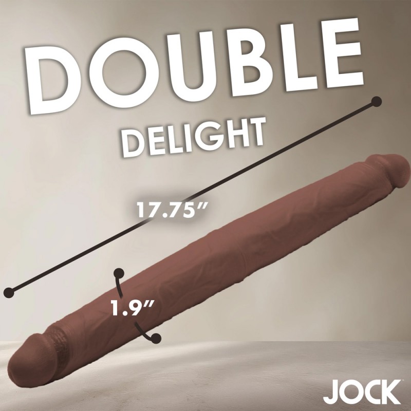 JOCK Real Skin Double Ended Realistic Dildo5