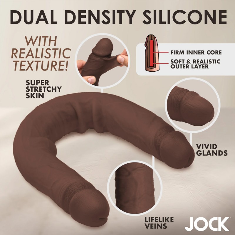 JOCK Real Skin Double Ended Realistic Dildo4