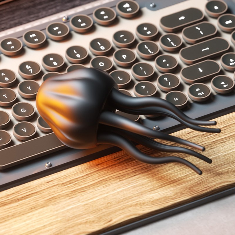 Jellyfish Glans Exerciser Male Vibrator for Penis Clit Stimulation