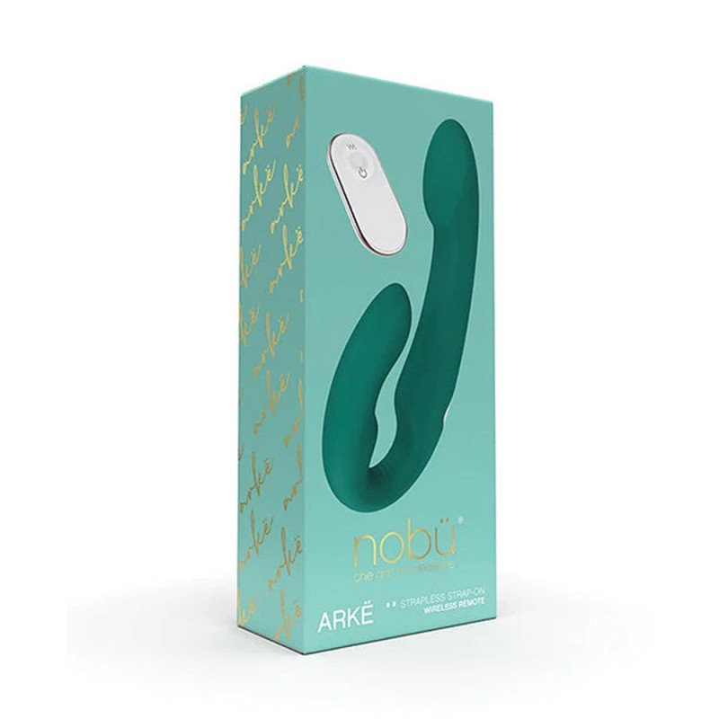 Nobu Arke Strapless Strap On G-spot Dildo Vibrator with Remote Control4