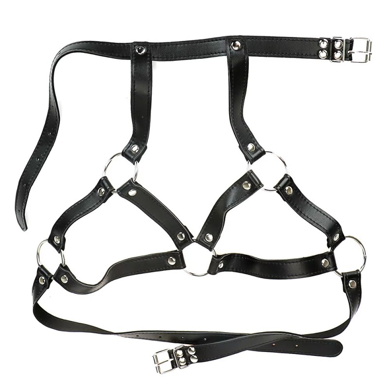 Nipple Clamp SM Chest Harness Breast Clamp Neck Collar
