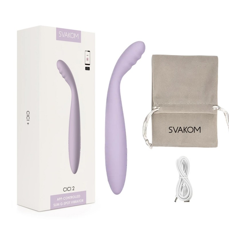 Svakom CICI 2 Slim G-Spot Vibrator with App Control6