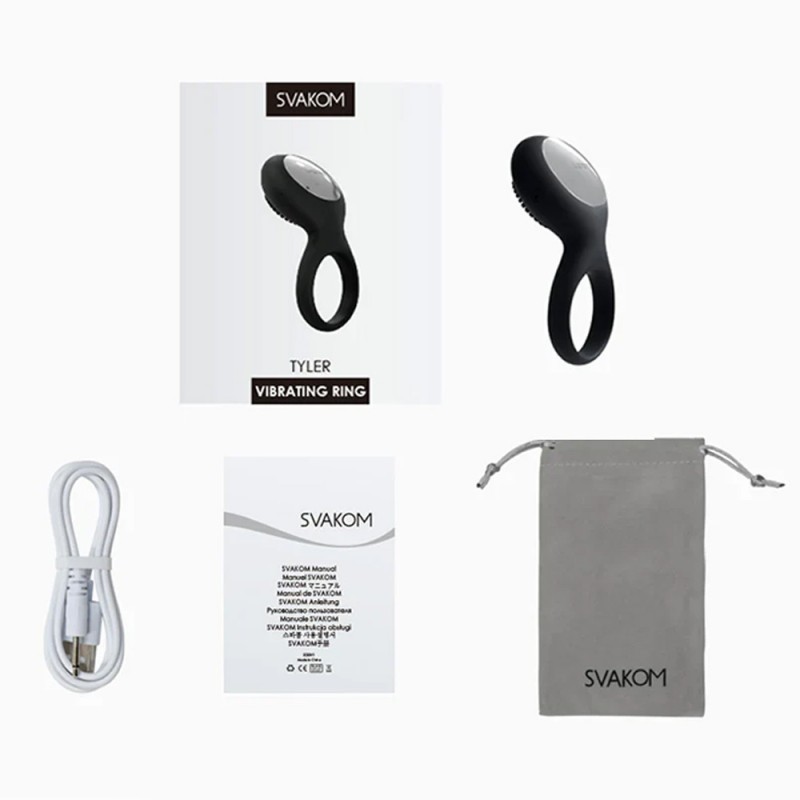 Svakom Tyler Vibrating Cock Ring with Textured Head6