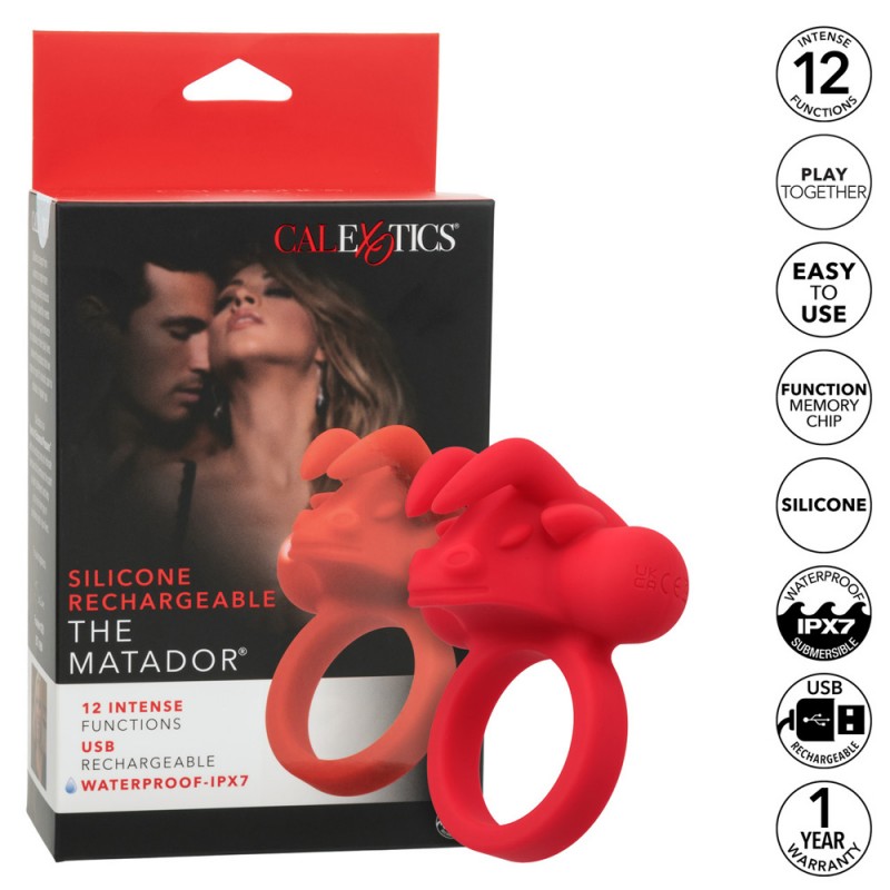 CalExotics Couple's Enhancer The Matador w/Triple Stimulation