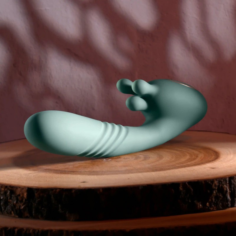 Thrust Into Ecstasy Thrusting & Rotating Rabbit Vibrator4