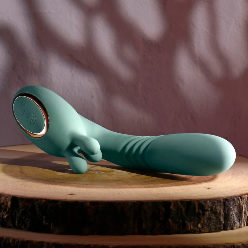 Thrust Into Ecstasy Thrusting & Rotating Rabbit Vibrator3