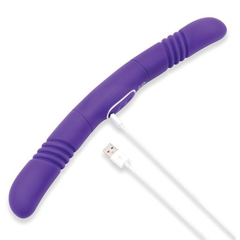 Together Double Delight Double-Ended Vibrating & Thrusting Vibrator