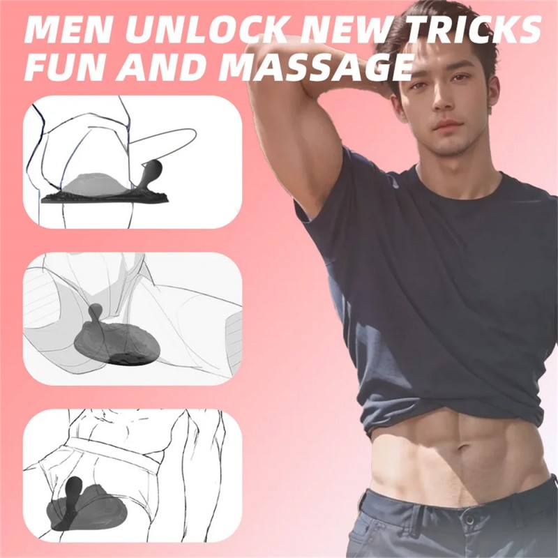 3 in 1 Vibrating Rideable Pad G-spot & Clit & Anal Vibrator with Remote