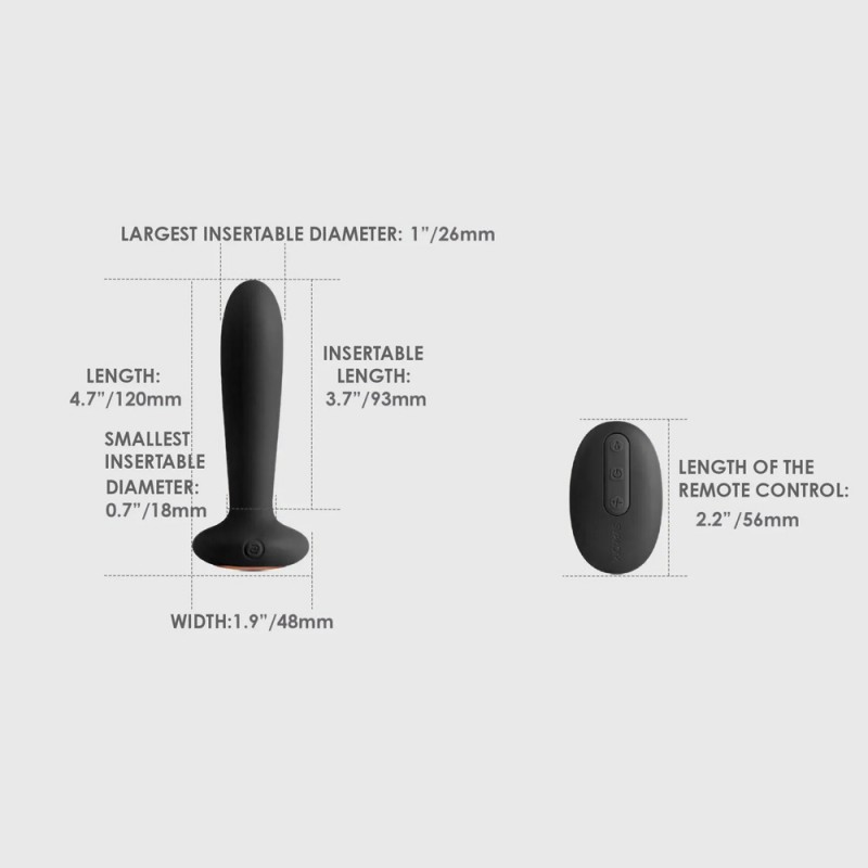 Svakom PRIMO Remote-controlled Heating Anal Vibrator