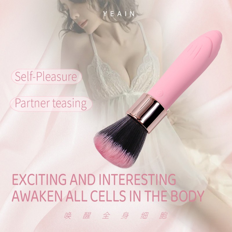 Make Up Brush Vibrator Hidden Female Sex Toy