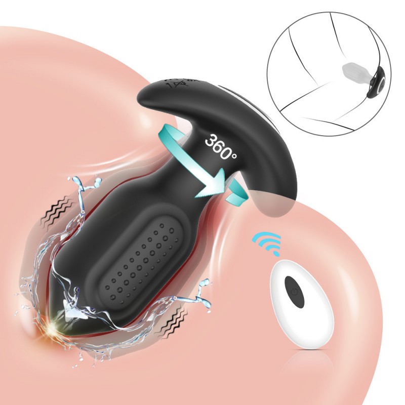 Rotating & Vibrating with Remote Control