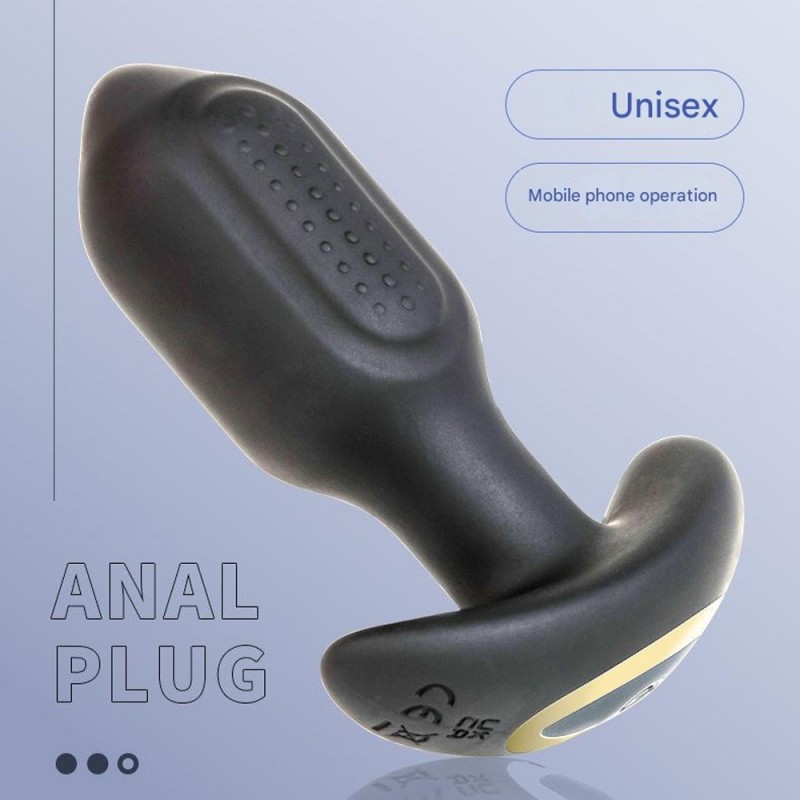 360° Rotating Vibrating Butt Plug with App / Remote Control2