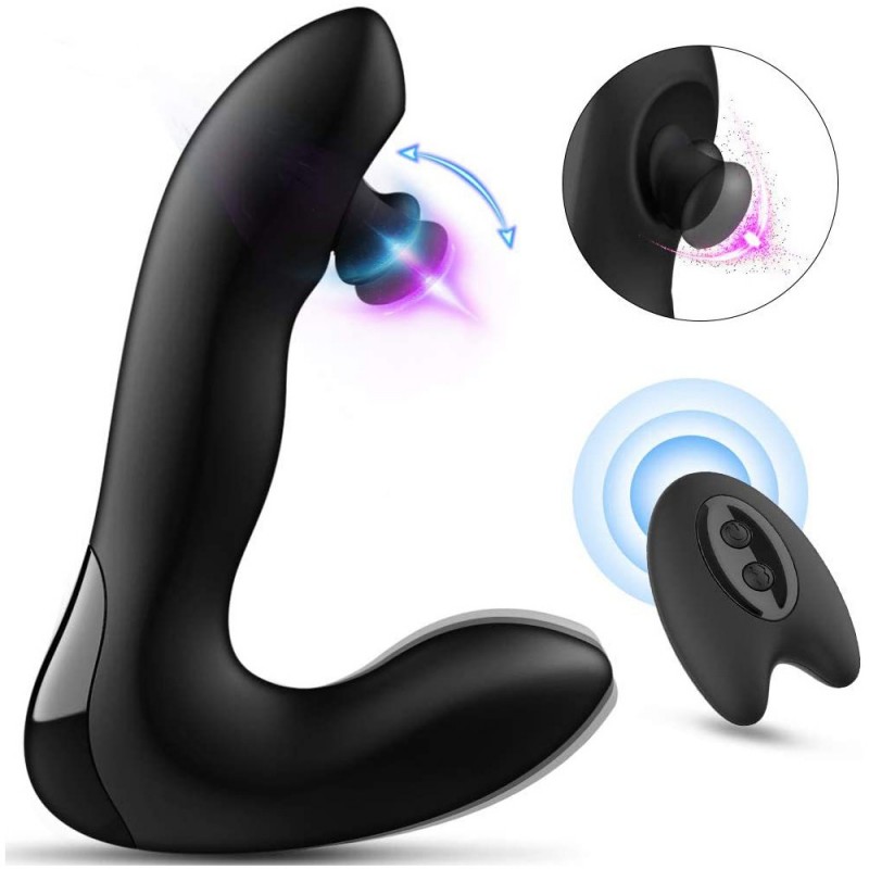 3 in 1 Prostate Massager Stimulator Anal Plug for Men Gay