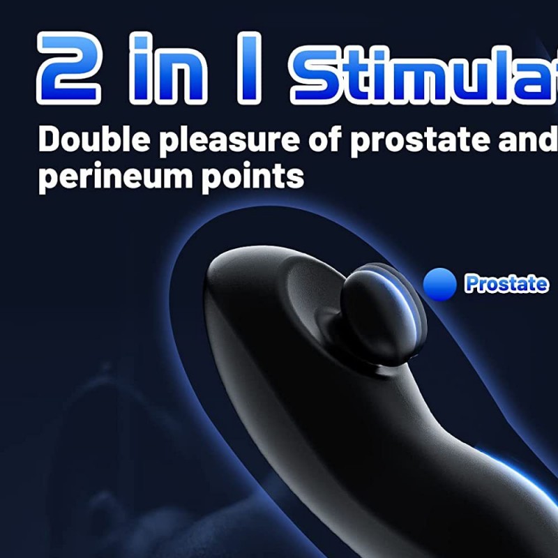 3 in 1 Prostate Massager Stimulator Anal Plug for Men Gay