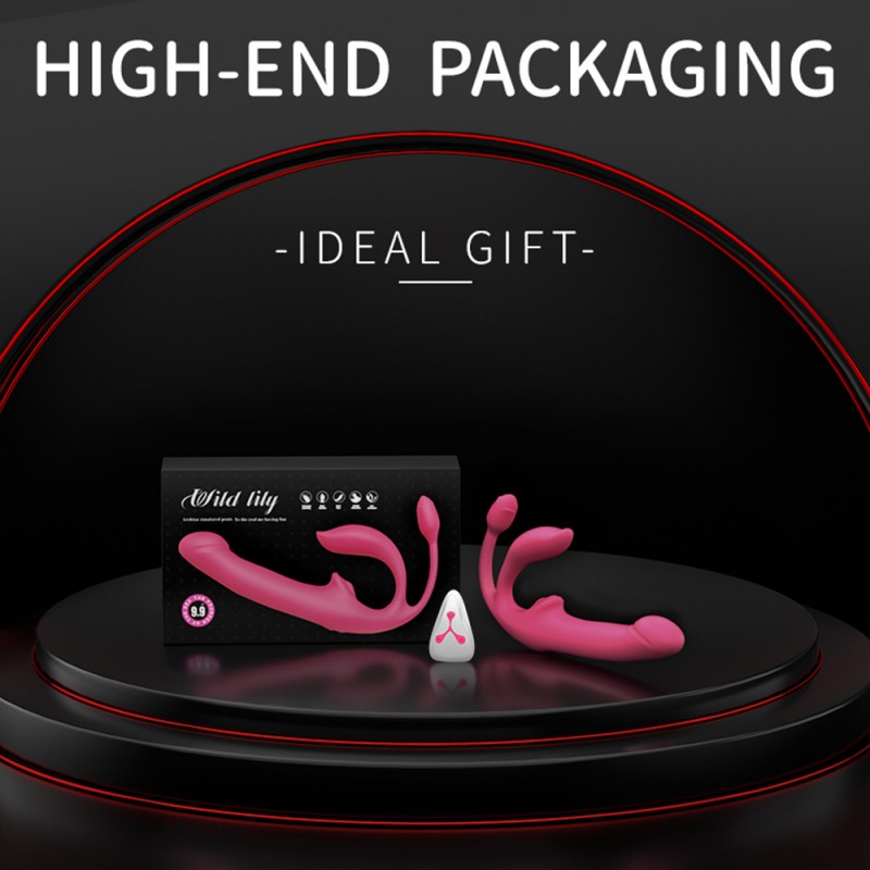 4 in 1 Lesbian Vibrator G-spot & Clitoral & Anal Stimulator with Remote4