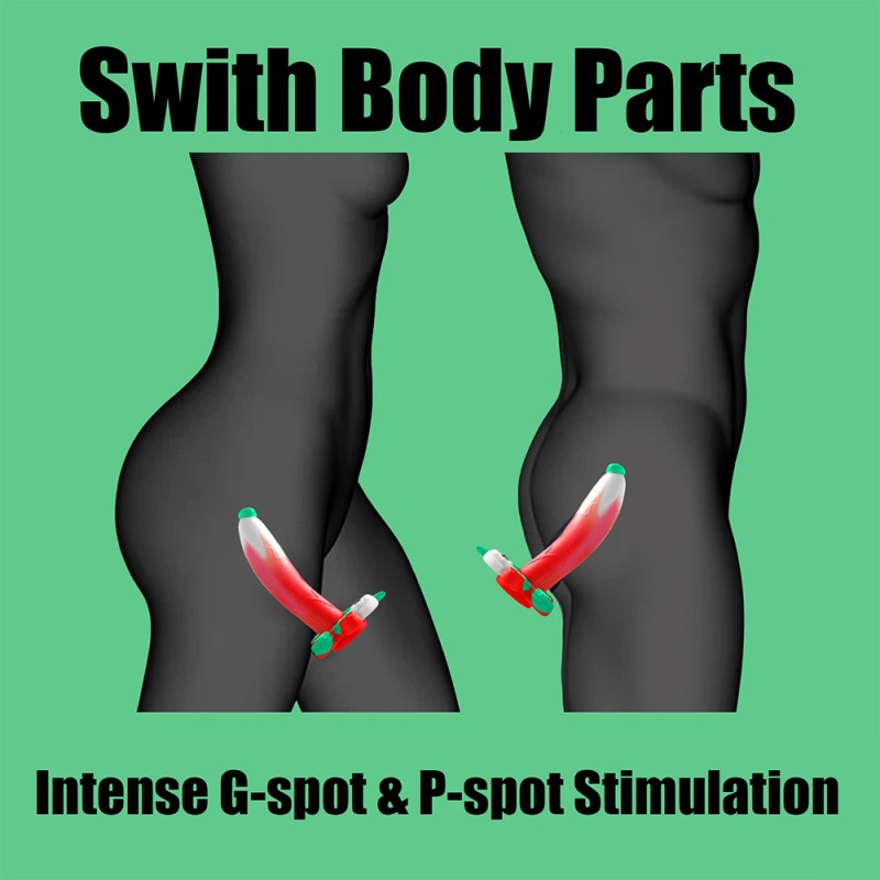 7.4 Inch Dildo Christmas Gingerbread Spoof Toy