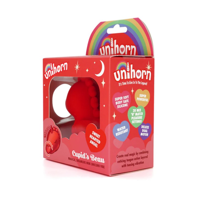 Unihorn Cupid's Beau Unicorn Heart-Tongued Vibrator