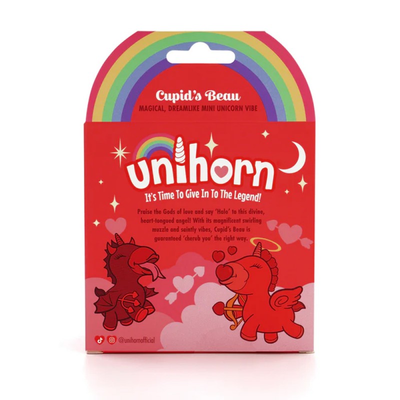 Unihorn Cupid's Beau Unicorn Heart-Tongued VibratorUnihorn Cupid's Beau Unicorn Heart-Tongued Vibrator