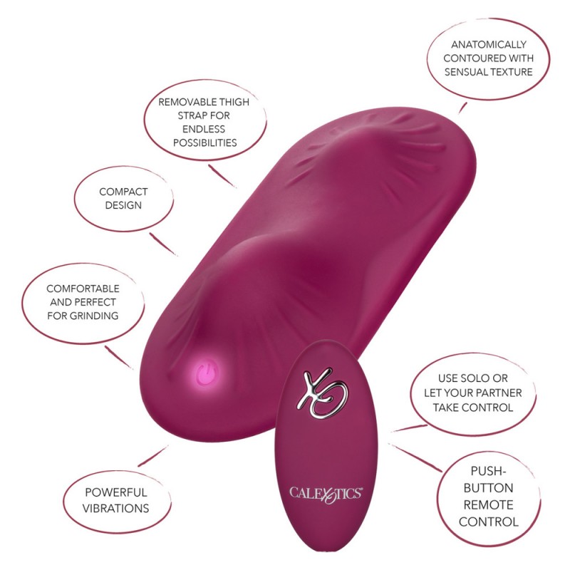 CalExotics Dual Rider Sex Pad Grinder Vibrator with Remote Control3