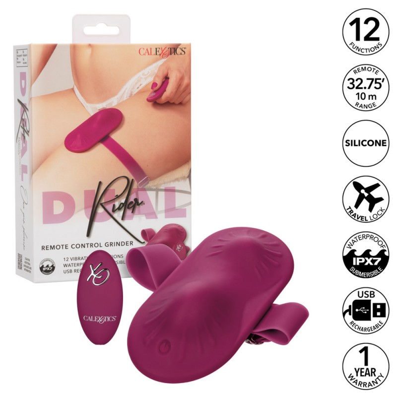 CalExotics Dual Rider Sex Pad Grinder Vibrator with Remote Control5