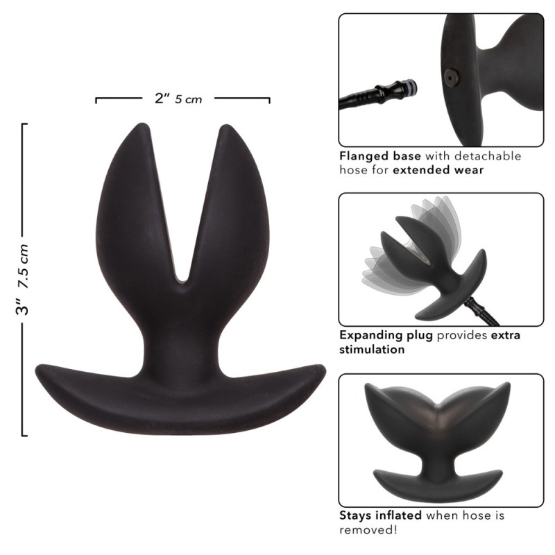 CalExotics Expandable Silicone Inflatable Anal Plug