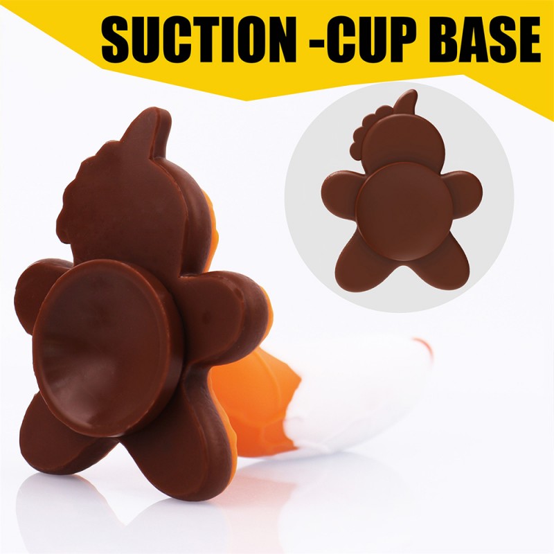 Gingerbread Man Silicone Dildo with Suction Cup Christmas Themed Sex Toy5