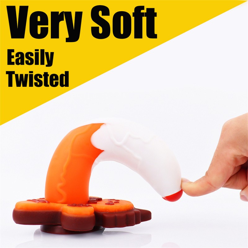 Gingerbread Man Silicone Dildo with Suction Cup Christmas Themed Sex Toy1