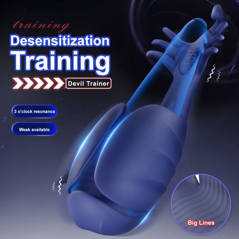 Imp Glans Penis Exerciser Male Dual Shock Automatic Masturbator