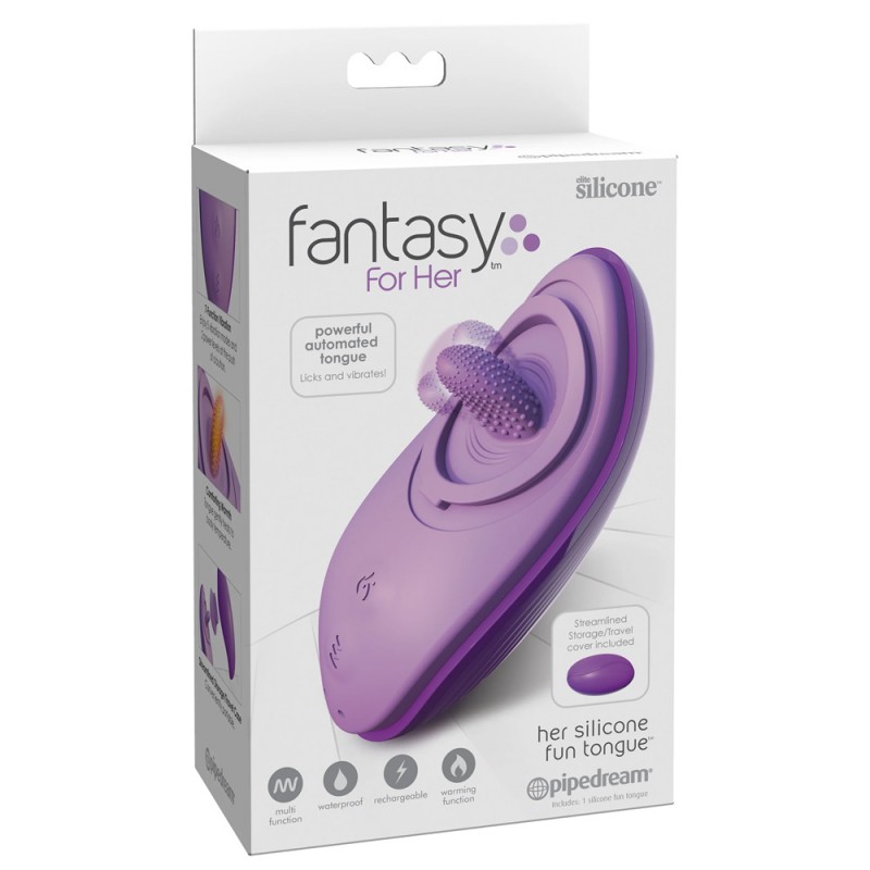 Pipedream Her Silicone Fun Tongue Licking Clitoral Stimulator3