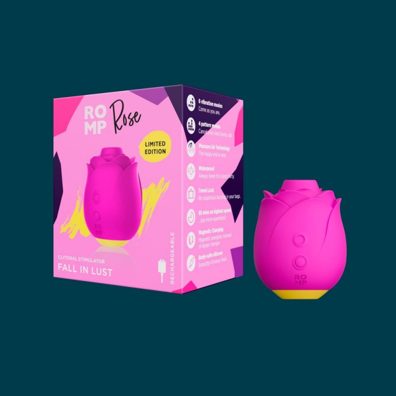 ROMP Rose Vibrator Pleasure Air Clitoral Stimulator6