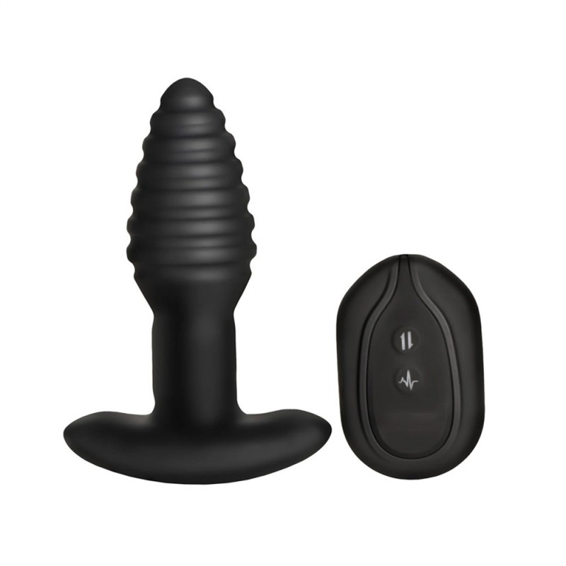 Anal Toy Model-E Vibrating Rimming Plug with Remote