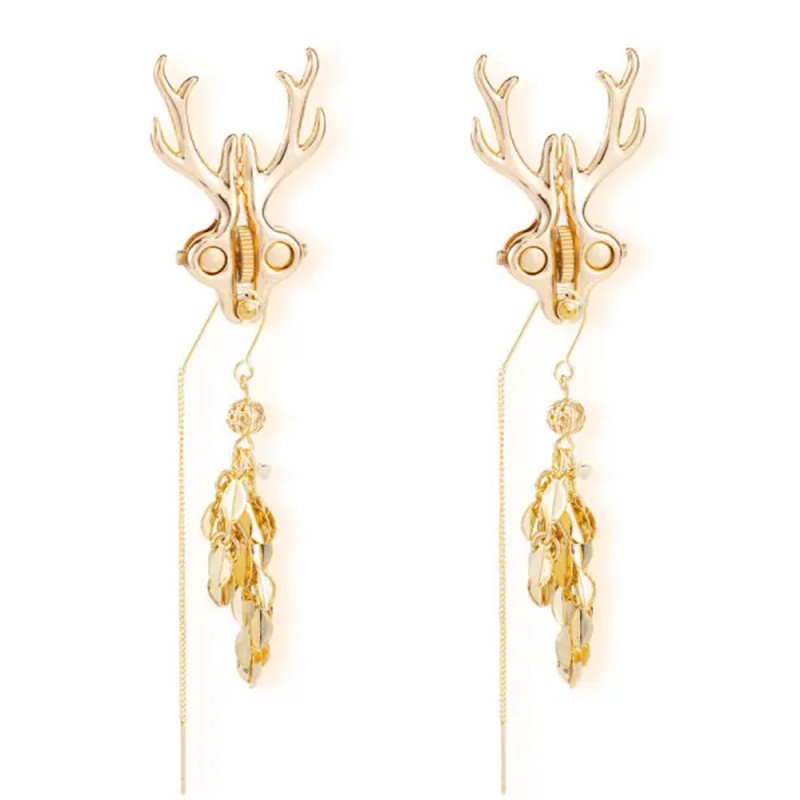 LOCKINK Sevanda Stag Adjustable Nipple Clamps & Earringo