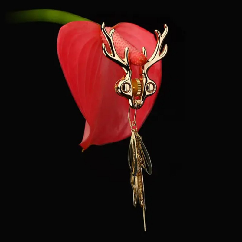 LOCKINK Sevanda Stag Adjustable Nipple Clamps & Earringo