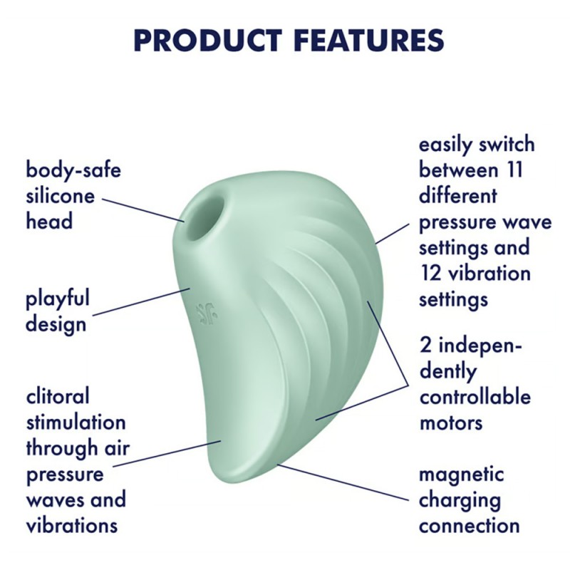 Satisfyer Pearl Diver Air Pulse Sucking Clitoral Stimulator4