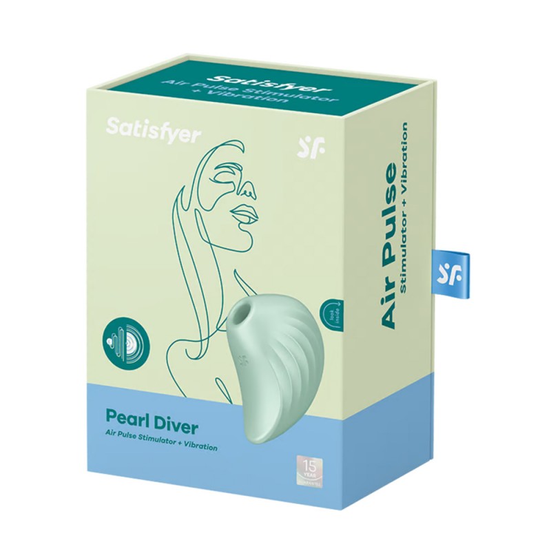 Satisfyer Pearl Diver Air Pulse Sucking Clitoral Stimulator5