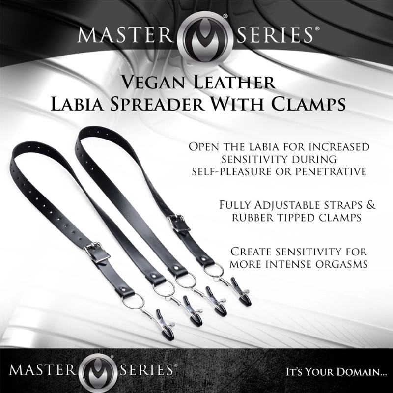 Spread Labia Spreader Straps with Clamps