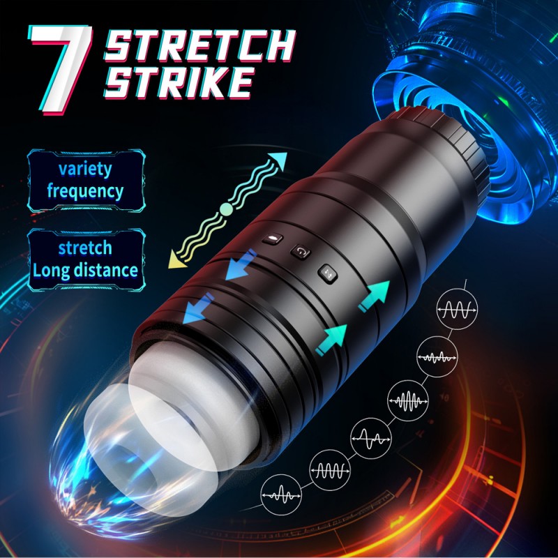 Telescopic Thrusting Sucking Automatic Male Stroker Camera Masturbation Cup2